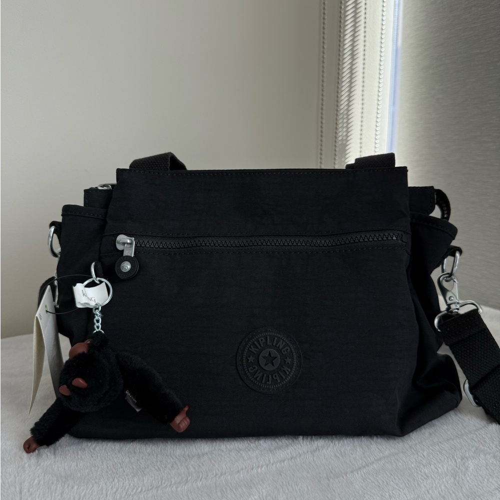 Kipling Elysia Shoulder Bag - Black